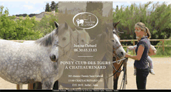 Desktop Screenshot of poneyclubdestours.com